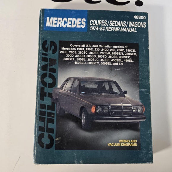 MERCEDES SHOP MANUAL SERVICE REPAIR BOOK CHILTON HAYNES - Picture 1 of 2